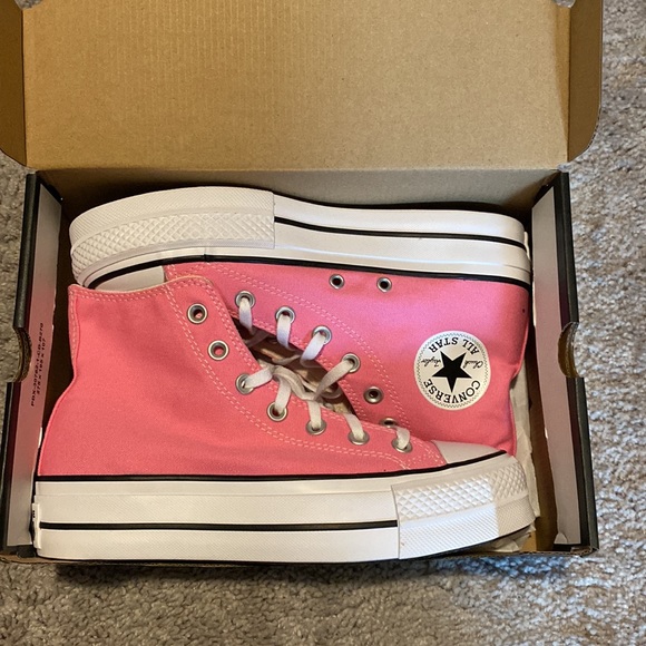 Pink Platform Converse - Picture 2 of 8